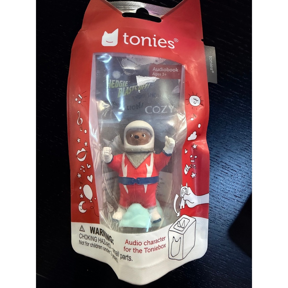 Tonies Jan Brett Cozy Audiobook Figure Kids Red Hedgie Blasts Off NWT